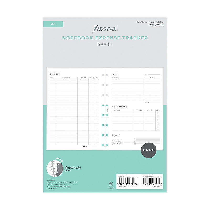 Budget Planner Notesbog Refill A5