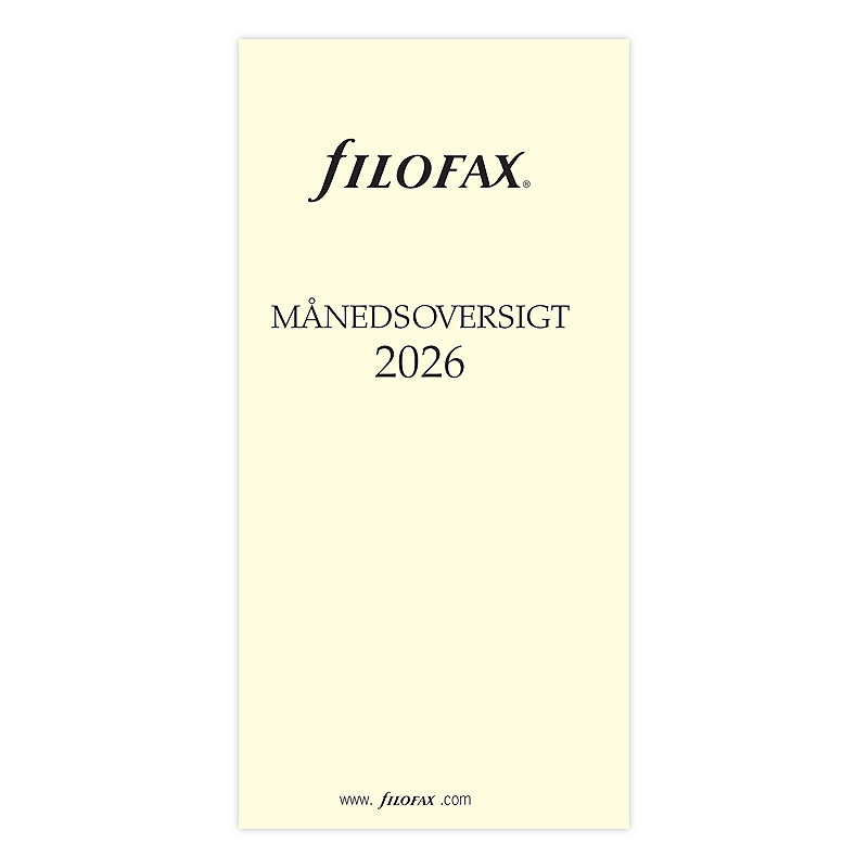 Månedsoversikt Personal 2026 Dansk