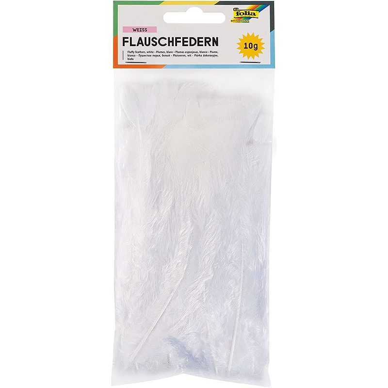 Fjer 10g Hvid