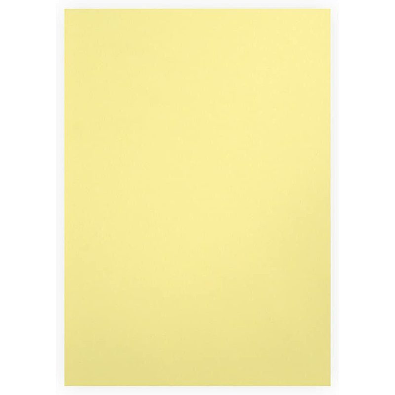Folia Karton A4 220g Strågul 100 Ark