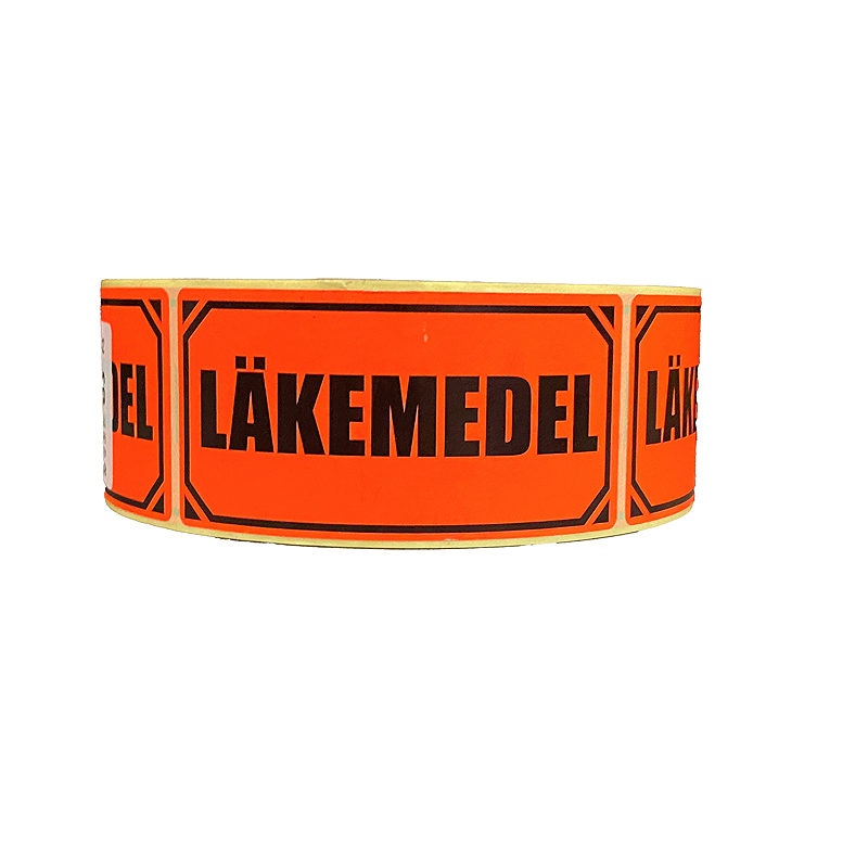 Advarselsetiketter Läkemedel 50x100 1000stk