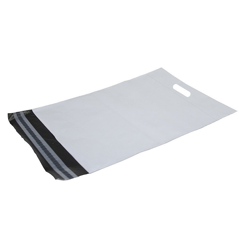 Grippie Postpose 100% Genanvendt 400x600mm Enkel Limlukning Handtag 100 Pakke Hvid