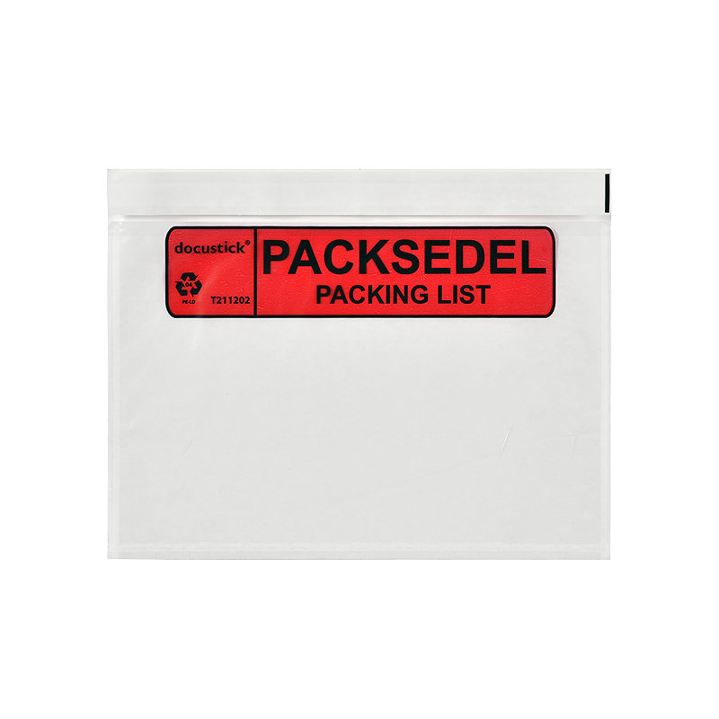 Følgeseddellomme C5 Med Tryk 1000st - Billede 3
