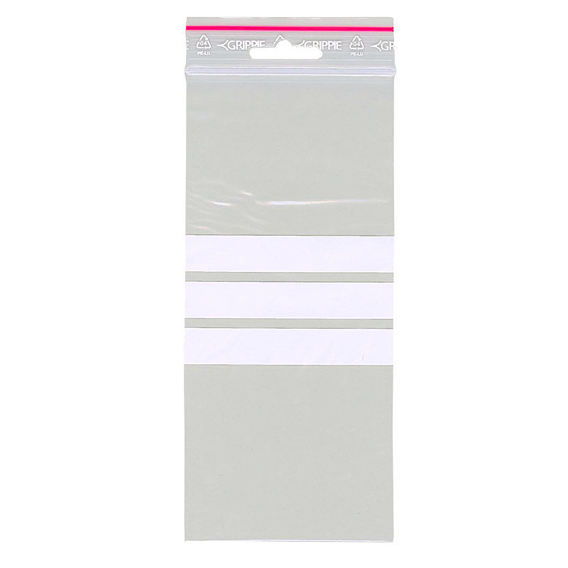 Grippie Lynlåsposer Nr-62 80x180mm Med Skrivefelt - Billede 2