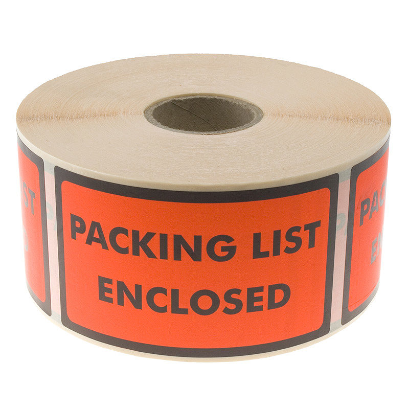 Grippie Advarselsmærkat Packing List Enclosed
