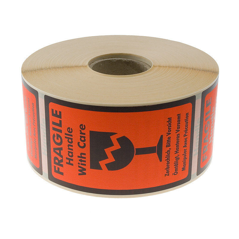 Grippie Advarselsmærkat Fragile Handle With Care