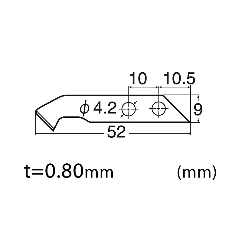 NT Cutter M-500P Reserveblade 6 stk