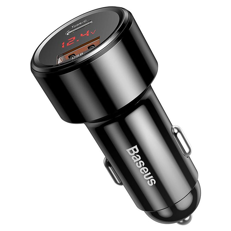 Baseus car charger Magic PPS QC 4.0+ USB + PD black 45W - Billede 2