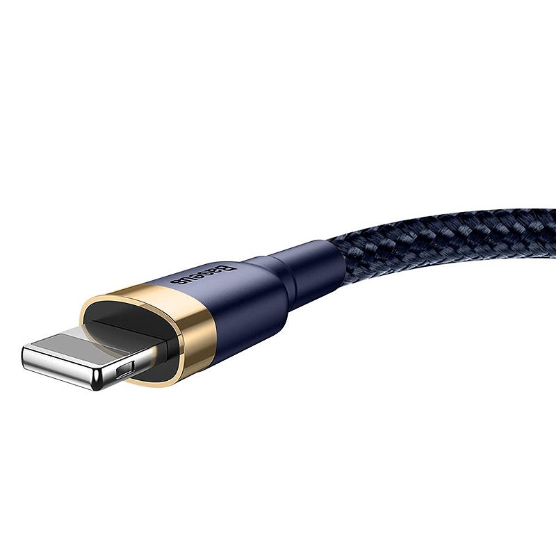 Baseus cable Cafule USB - Lightning 2,0 m 1,5A gold-blue - Billede 3