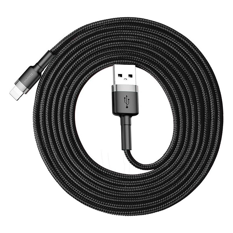 Baseus cable Cafule USB - Lightning 2,0 m 1,5A gray-black - Billede 5
