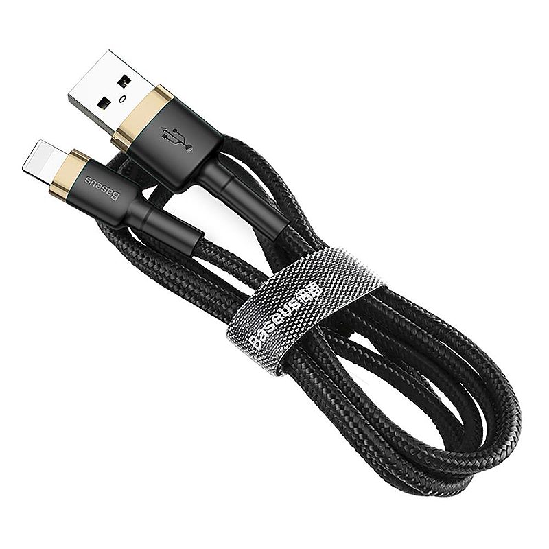 Baseus cable Cafule USB - Lightning 2,0 m 1,5A gold-black - Billede 4