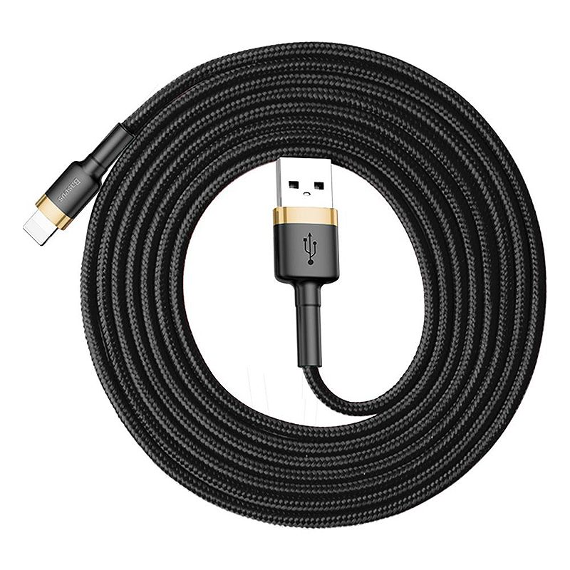 Baseus cable Cafule USB - Lightning 2,0 m 1,5A gold-black - Billede 5