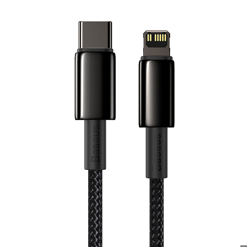 Baseus cable Tungsten PD USB-C - Lightning 2,0 m black 20W - Billede 3