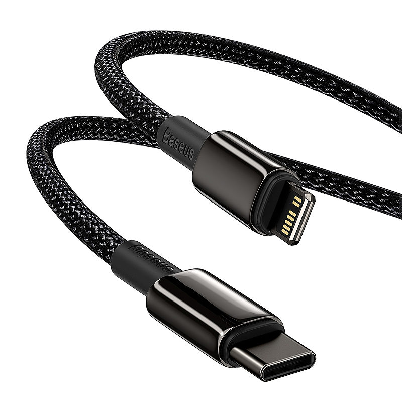 Baseus cable Tungsten PD USB-C - Lightning 2,0 m black 20W - Billede 5