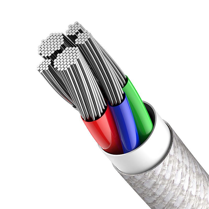 Baseus cable High Density PD USB-C - Lightning 1,0 m white 20W - Billede 5