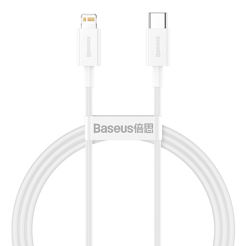 Baseus cable Superior PD USB-C - Lightning 1,0 m white 20W