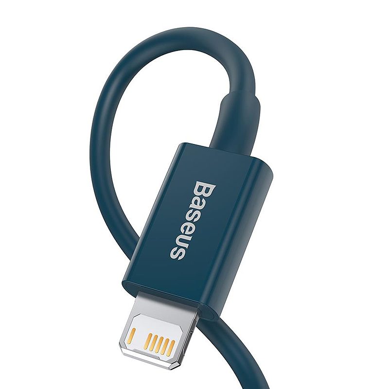Baseus cable Superior USB - Lightning 1,0 m 2,4A blue - Billede 3