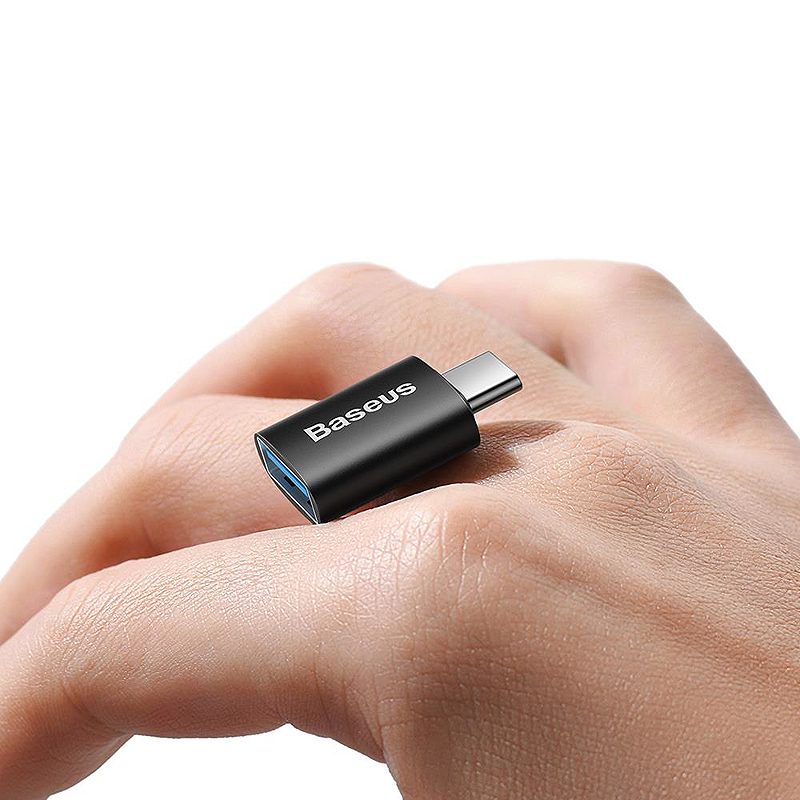Baseus adapter Ingenuity USB-C to USB-A 3.1 black OTG - Billede 4