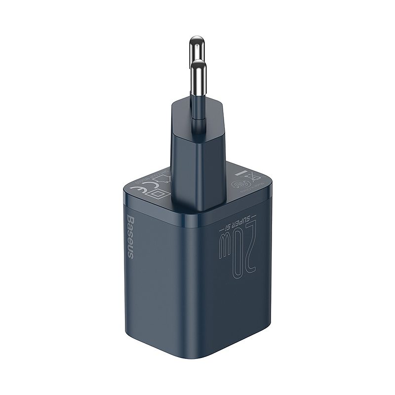 Baseus wall charger Super Si PD 20W 1x USB-C blue - Billede 2