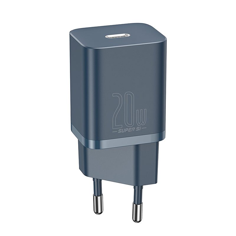 Baseus wall charger Super Si PD 20W 1x USB-C blue - Billede 3