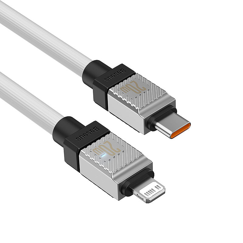 Baseus cable CoolPlay USB-C - Lightning 2m 20W white - Billede 5
