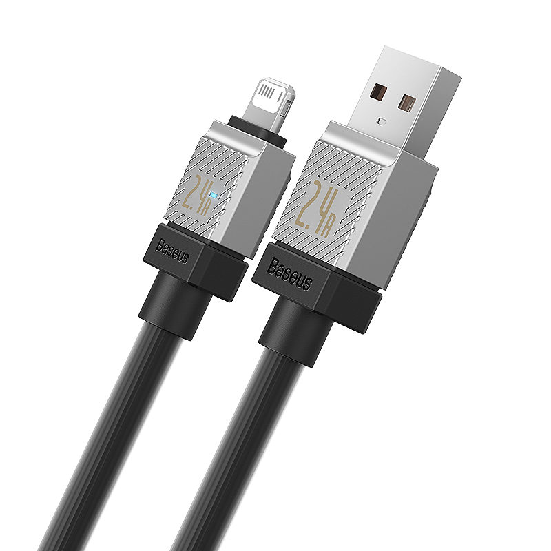 Baseus cable CoolPlay USB - Lightning 2m 2,4A black - Billede 2