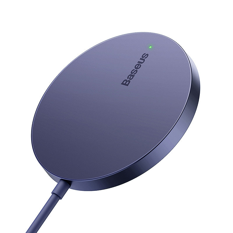 Baseus wireless charger Simple Mini 3 15W dusty purple - Billede 5