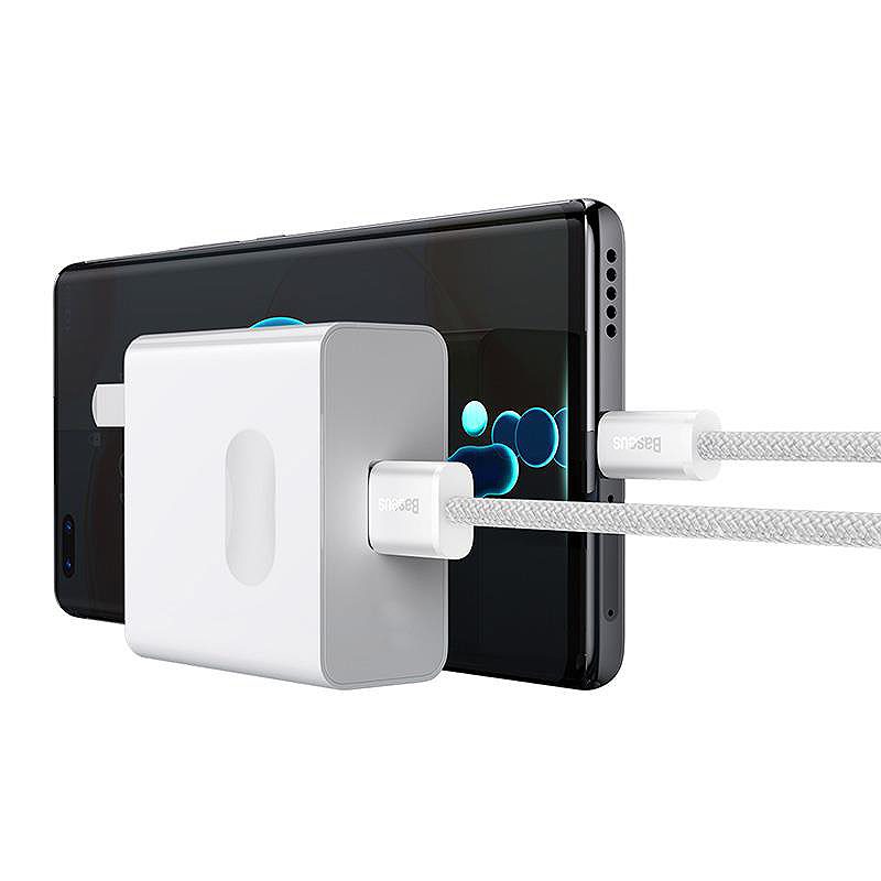 Baseus cable Dynamic USB - USB-C 2,0m white 100W - Billede 3