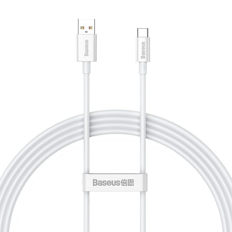 Baseus cable Superior USB - USB-C 1,5m moon white 100W