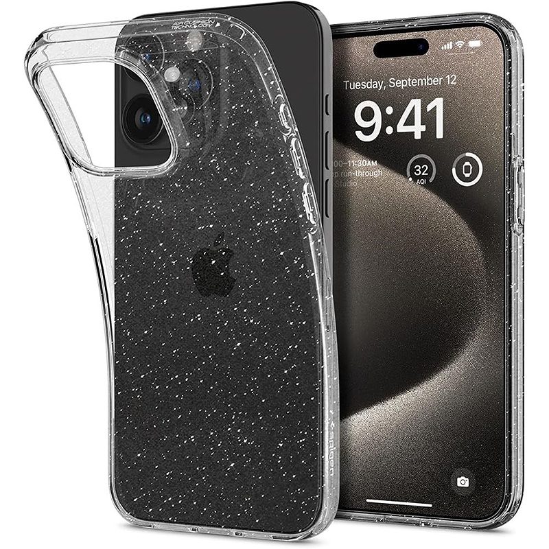 Spigen Liquid Crystal case for iPhone 15 Pro Max 6,7" glitter crystal
