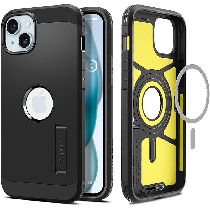 Spigen Tough Armor Mag Magsafe case for iPhone 15 6,1" black