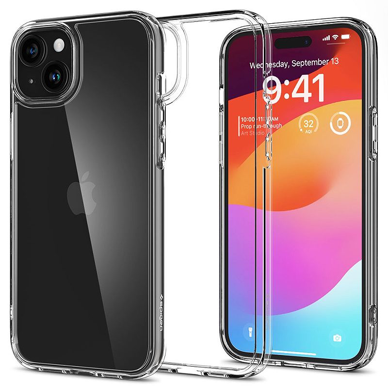 Spigen Ultra Hybrid case for iPhone 15 6,1" crystal clear