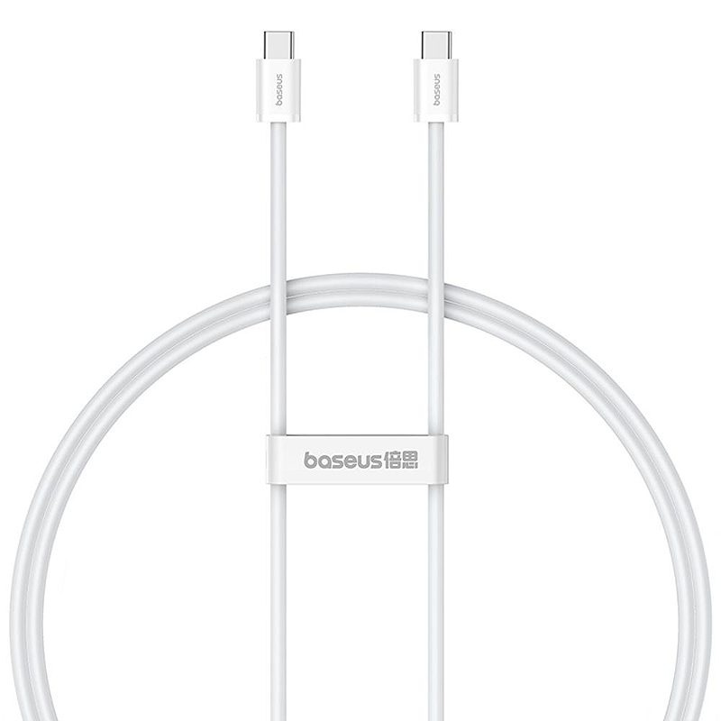 Baseus Superior Series 2 Fast Charging Data Cable Type-C to Type-C 30W 1m Moon White - Billede 3