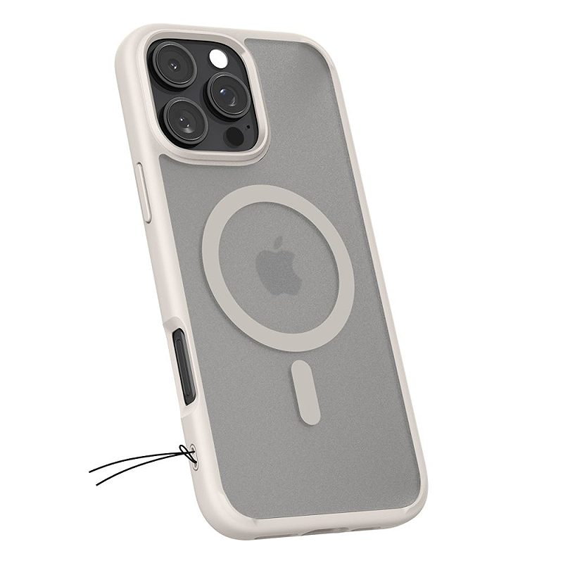 Spigen Ultra Hybrid Mag Magsafe case for iPhone 16 Pro Max 6,9" frost natural titanium - Billede 3