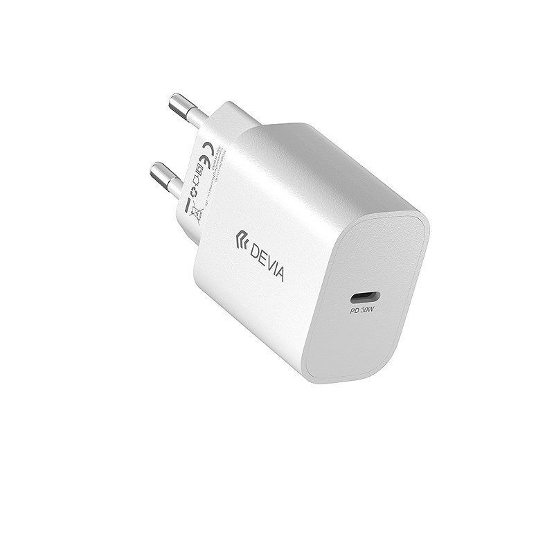 Devia wall charger Smart PD GaN 30W 1x USB-C white - Billede 2