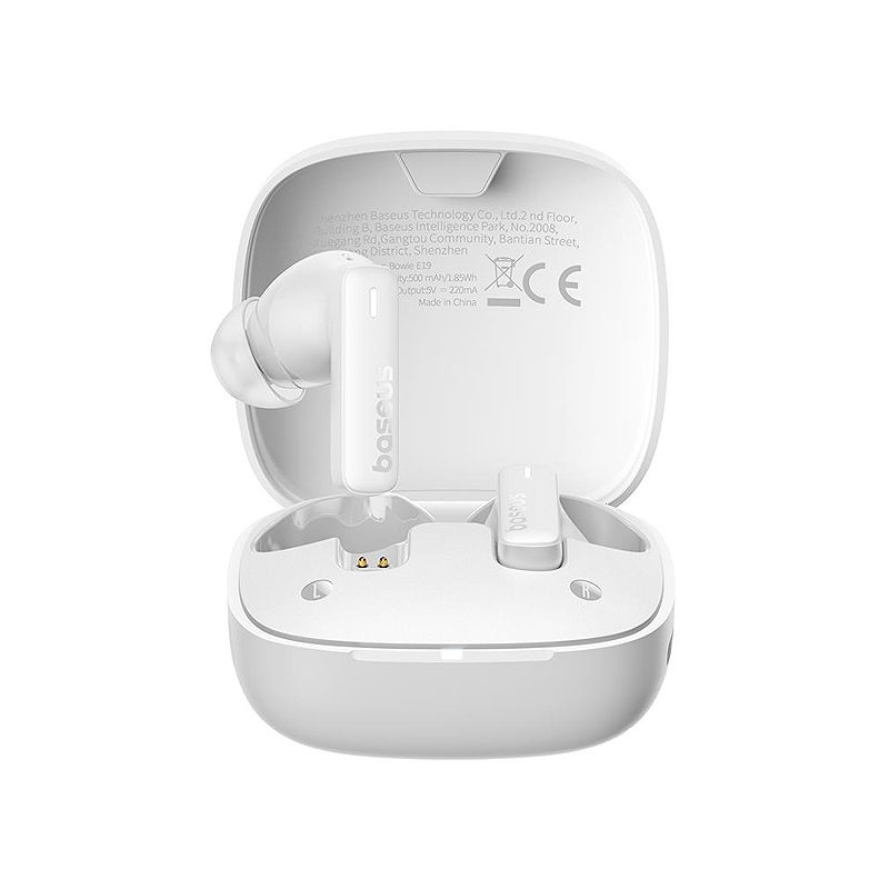 Baseus Bowie E19 True Wireless Earphones Stellar White