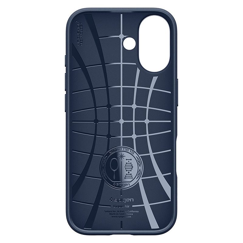 Spigen Liquid Air case for iPhone 17 Navy Blue - Billede 3