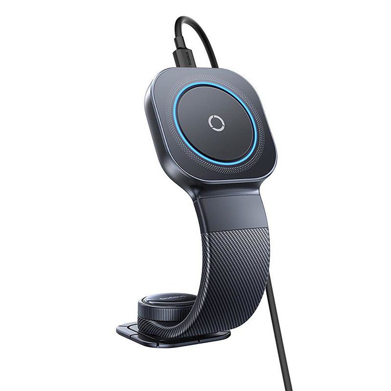 Baseus PrimeTrip C03Pro Magnetic Wireless Car Charger Mount Stick-On Type Black