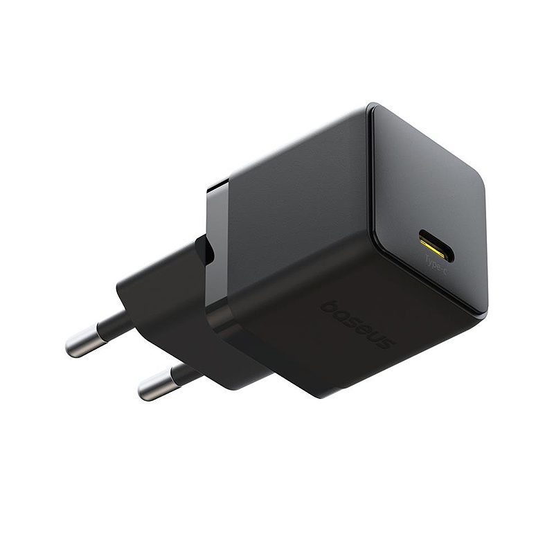 Baseus Palm Fast Charger Wall Charger 20W 1×USB-C EU Cluster Black - Billede 2