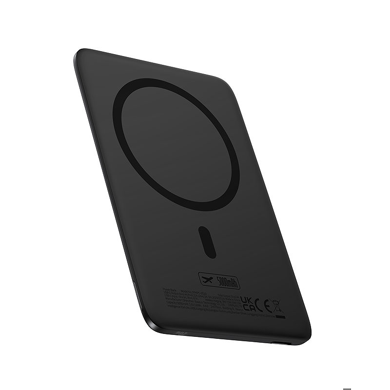 Baseus PicoGo AM41 Cardtype Magnetic power bank 20W 5000mAh Cosmic Black - Billede 2
