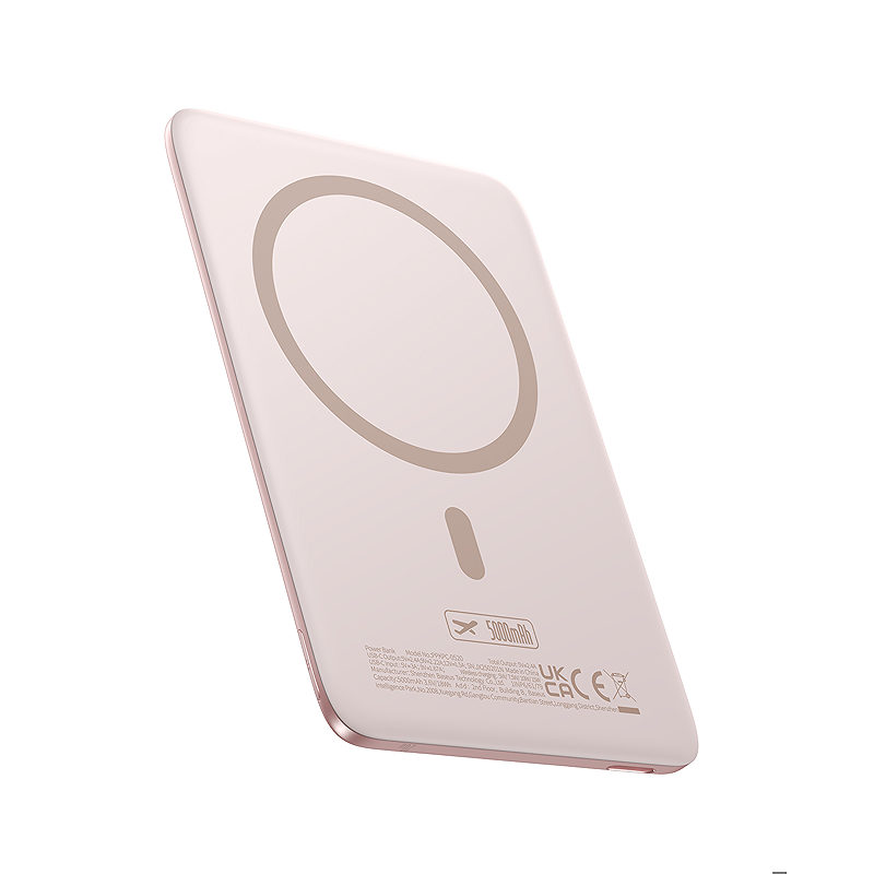 Baseus PicoGo AM41 Cardtype Magnetic power bank 20W 5000mAh Nebula Pink