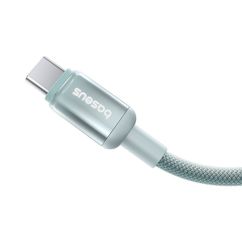 Baseus cable Discolor USB - USB-C 100W 1m Blue-Green - Billede 3