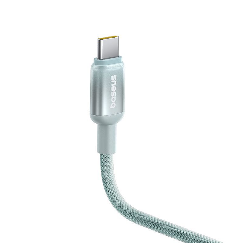 Baseus cable Discolor USB - USB-C 100W 1m Blue-Green - Billede 4