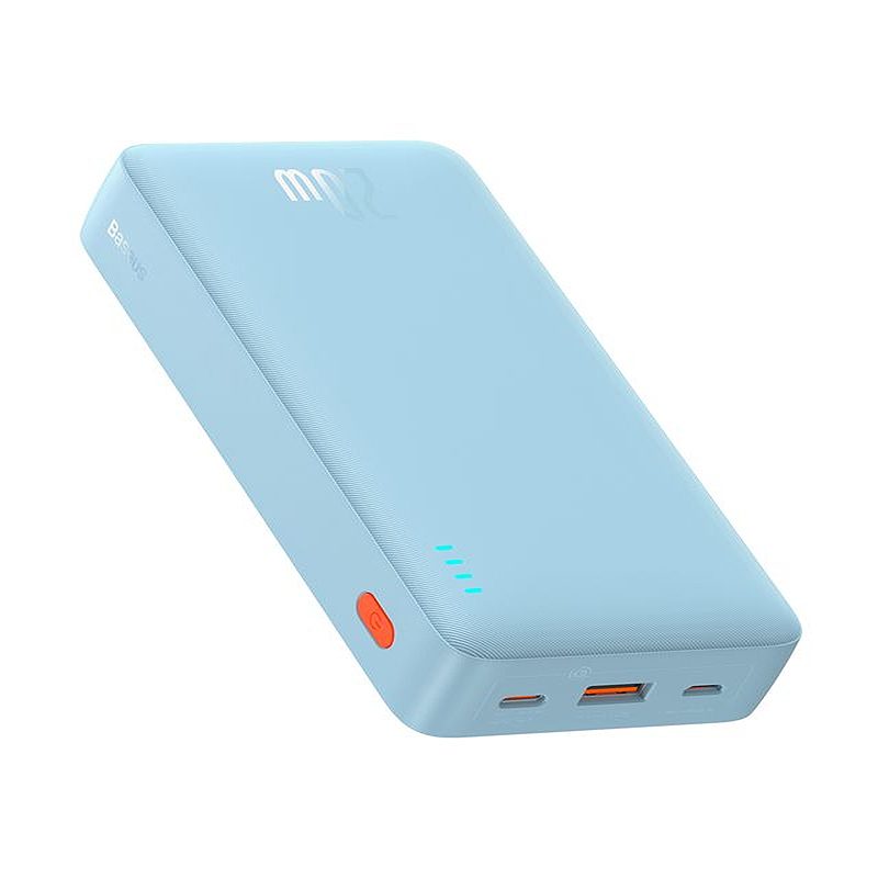 Baseus power bank Airpow 20W 20000mah plus cable USB-C 0,5m galaxy blue