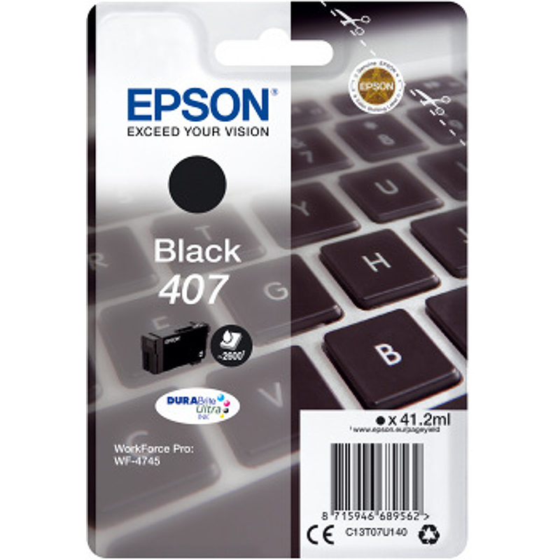 Epson WF-4745 blækpatron 1 stk Original High (L) Yield Sort