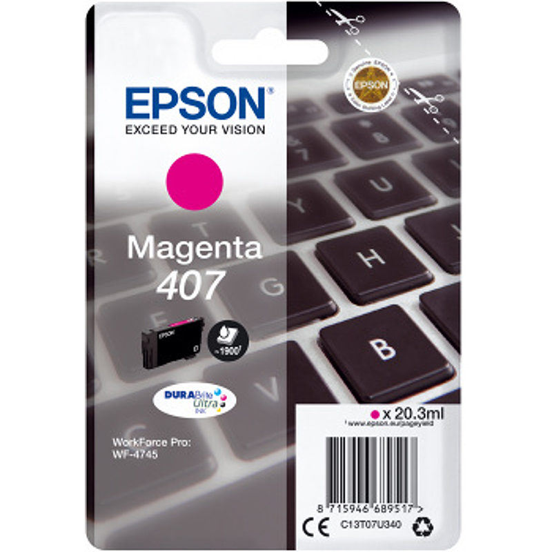 Epson WF-4745 blækpatron 1 stk Original High (L) Yield Magenta