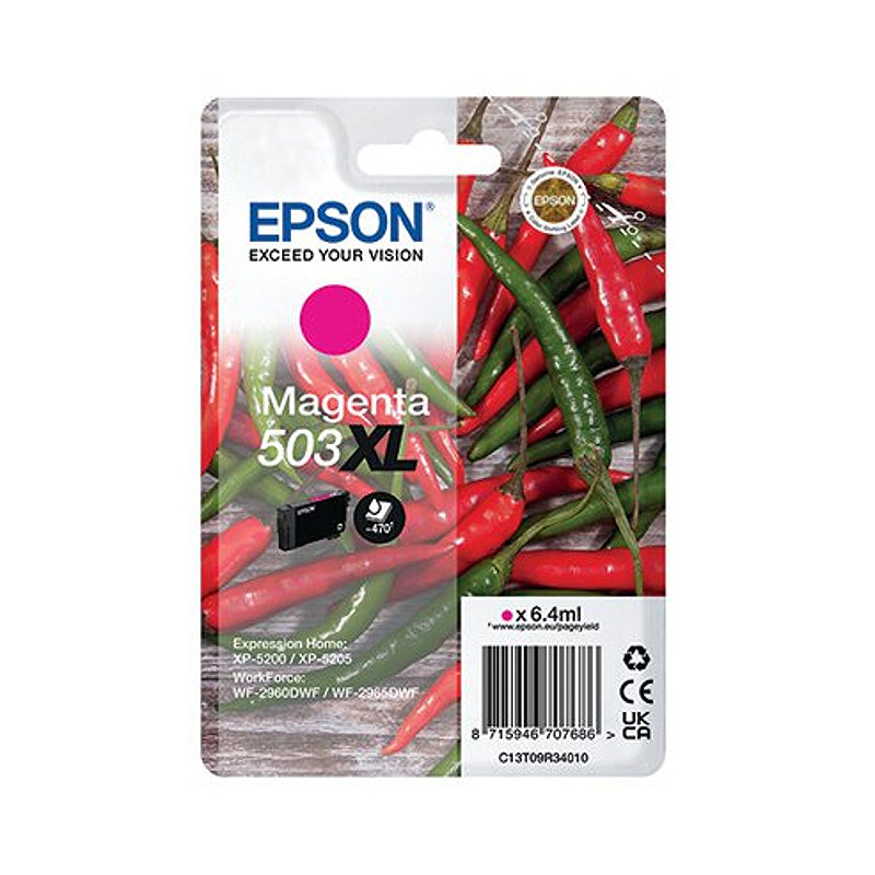 Epson 503XL blækpatron 1 stk Original High (L) Yield Magenta