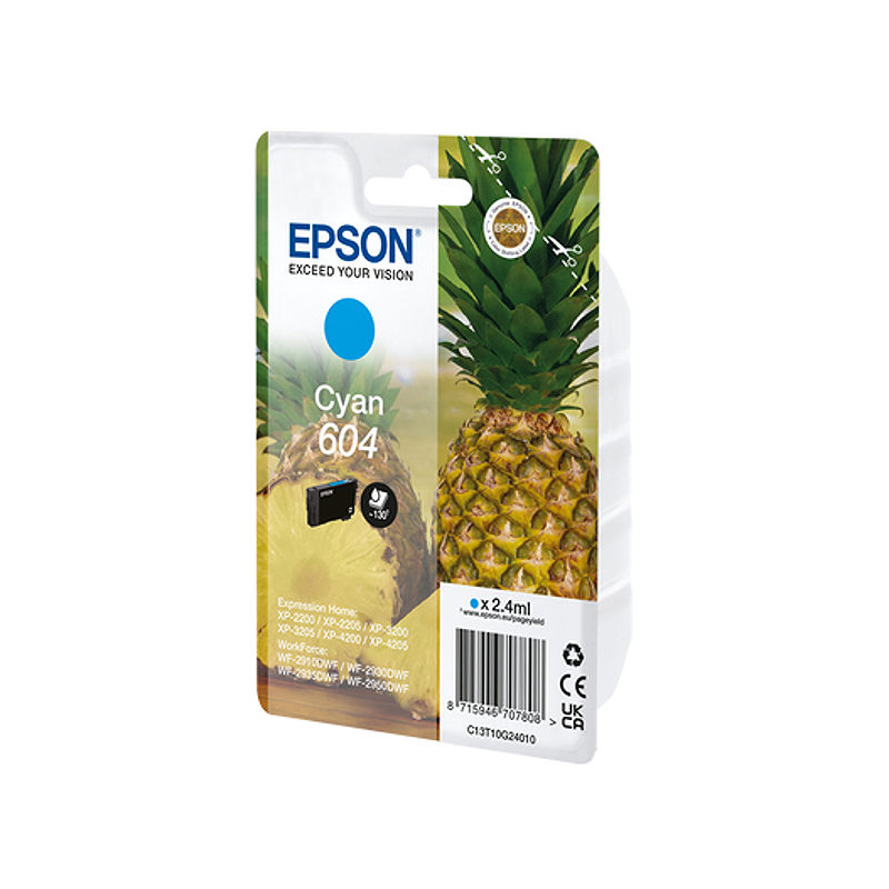 Epson 604 blækpatron 1 stk Original Standard udbytte Blå - Billede 2