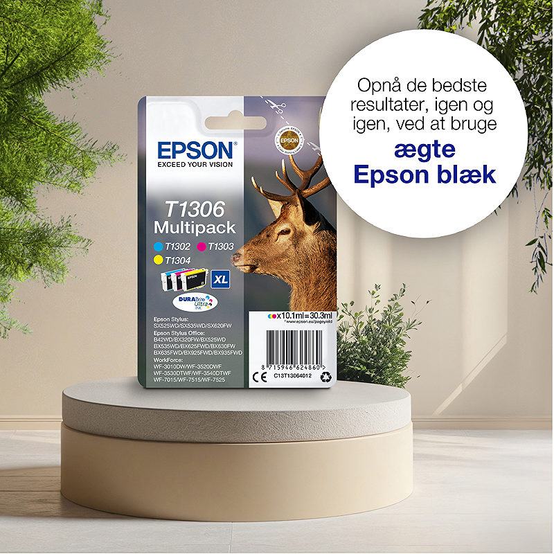 Epson Stag T1301 kronhjort DURABrite Ultra enkeltpakke sort blæk - Billede 2