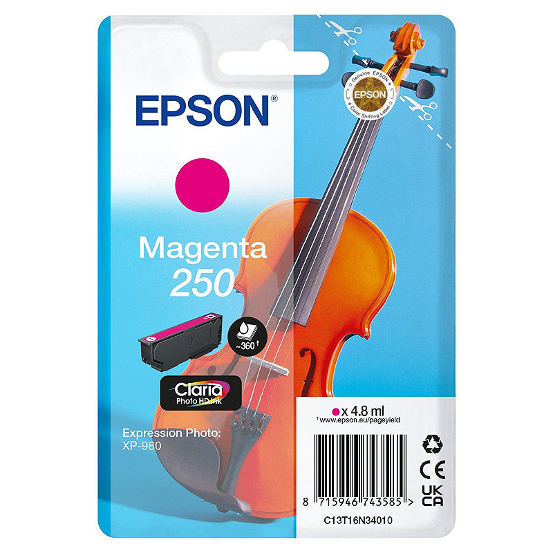 Epson 250 Violin Claria Photo HD ink cartridge